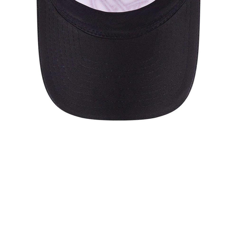 This is a TGR  Haas F1 Black 9FORTY E-Frame Trucker Adjustable Cap 7