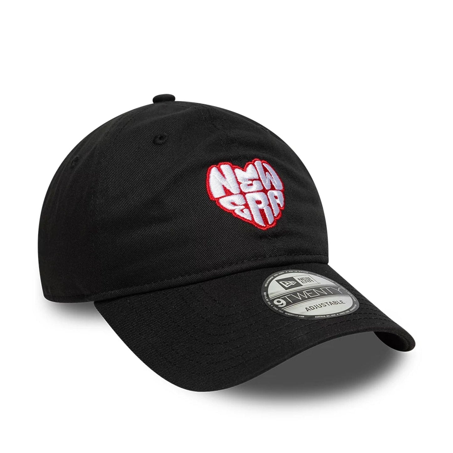 This is a New Era Heart Black 9TWENTY Adjustable Cap 3