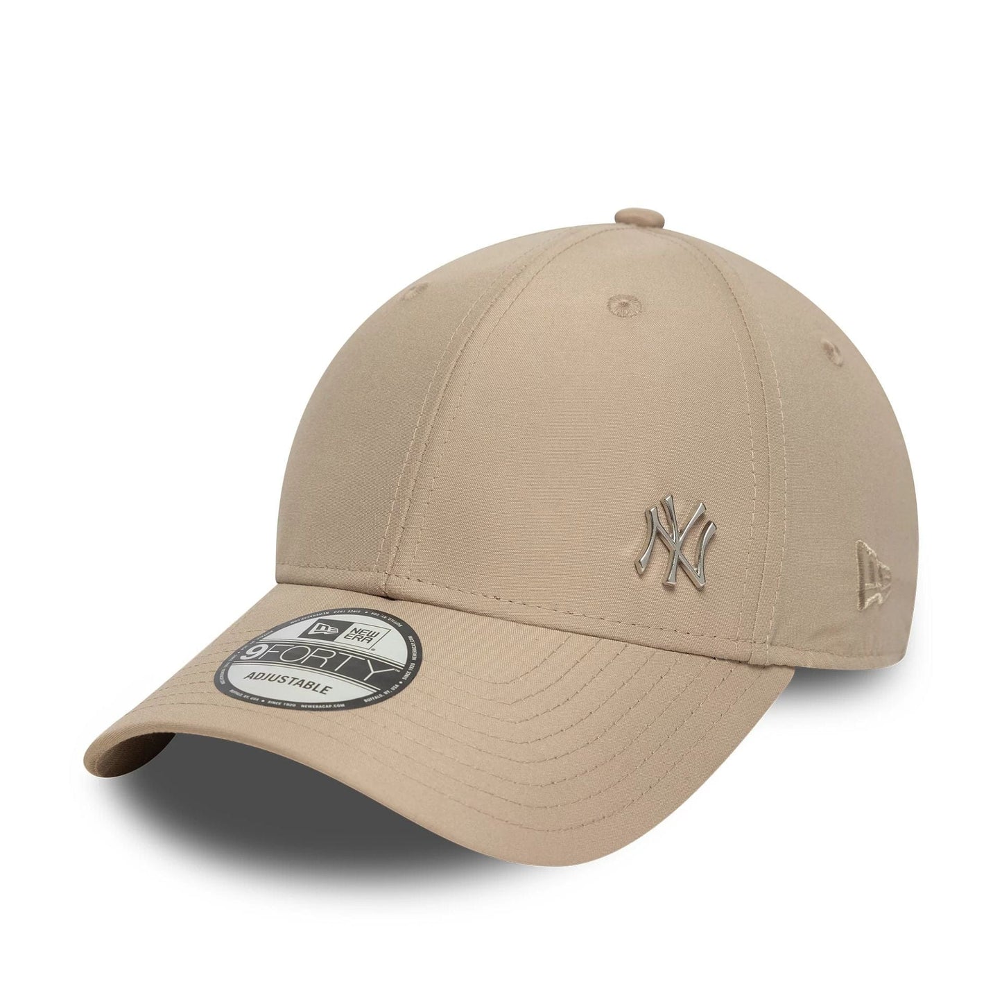 This is a New York Yankees MLB Flawless Pastel Brown 9FORTY Adjustable Cap 1