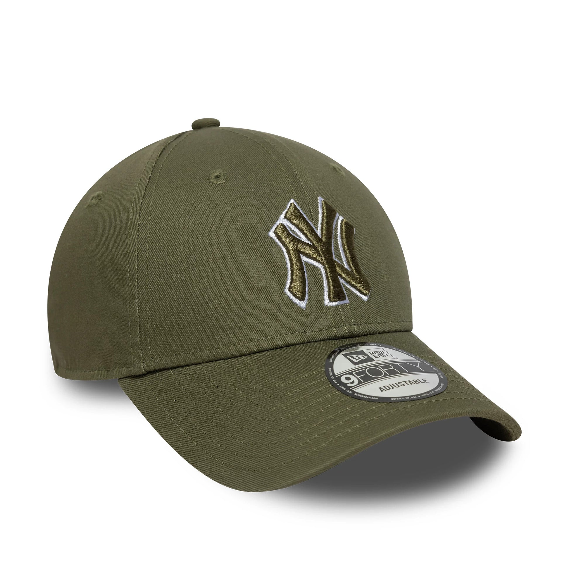 This is a New York Yankees MLB Outline Dark Green 9FORTY Adjustable Cap 3