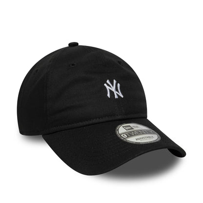 This is a New York Yankees MLB Mini Logo Black 9TWENTY Adjustable Cap 3