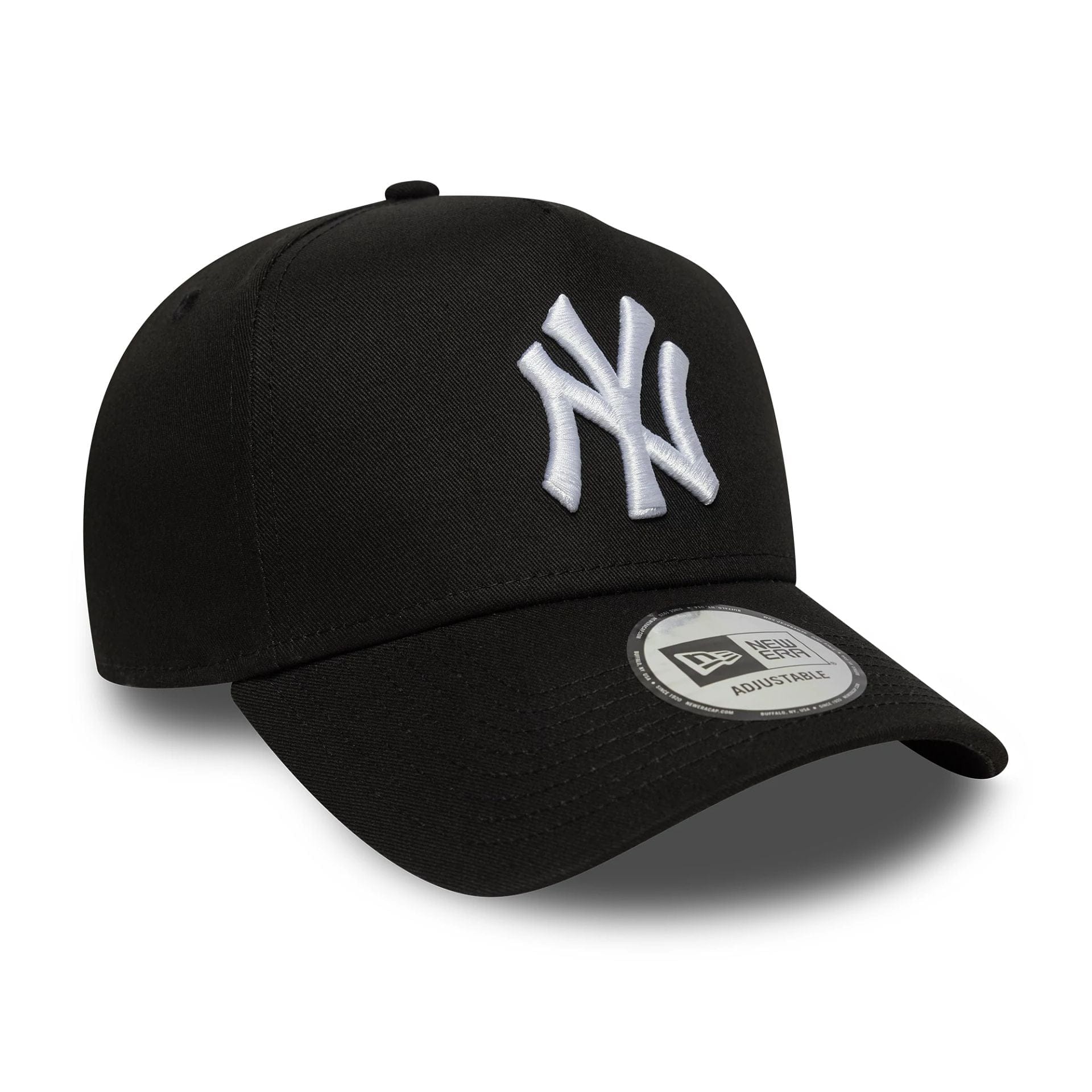 This is a New York Yankees MLB League Essential Black 9FORTY E-Frame Adjustable Cap 3