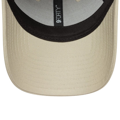 This is a New York Yankees Womens MLB Mini Logo Cream 9FORTY Adjustable Cap 5
