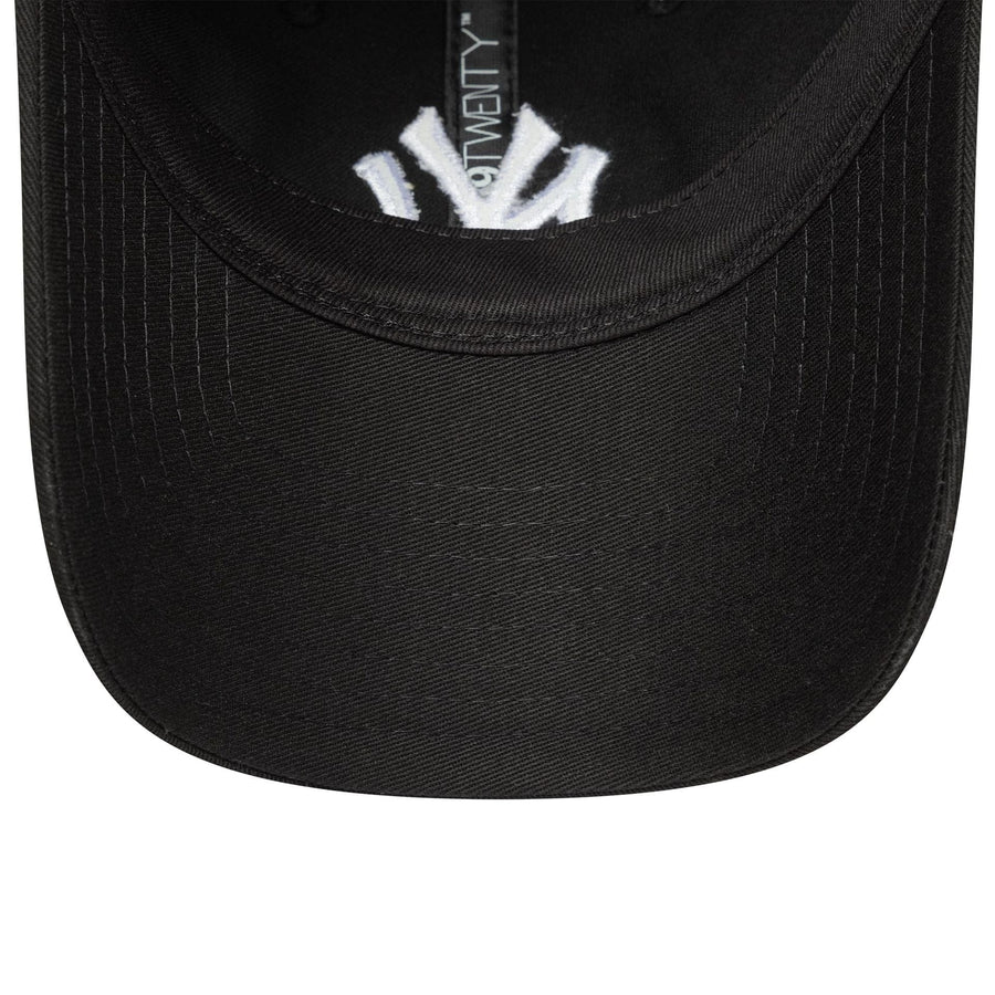 This is a New York Yankees Womens MLB League Essential Black 9TWENTY Adjustable Cap 5