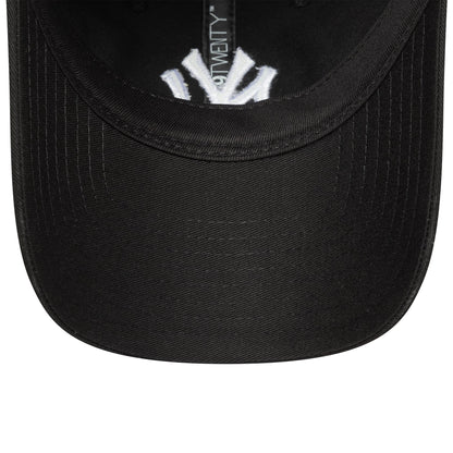 This is a New York Yankees Womens MLB League Essential Black 9TWENTY Adjustable Cap 5
