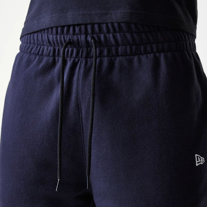 The Male model is wearing New York Yankees MLB League Essential Navy Shorts 6