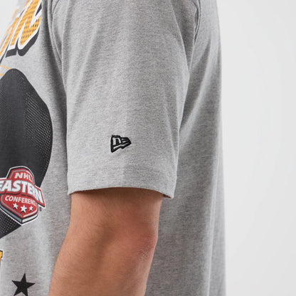 The Male model is wearing Boston Bruins NHL Sport Classic Grey T-Shirt 3