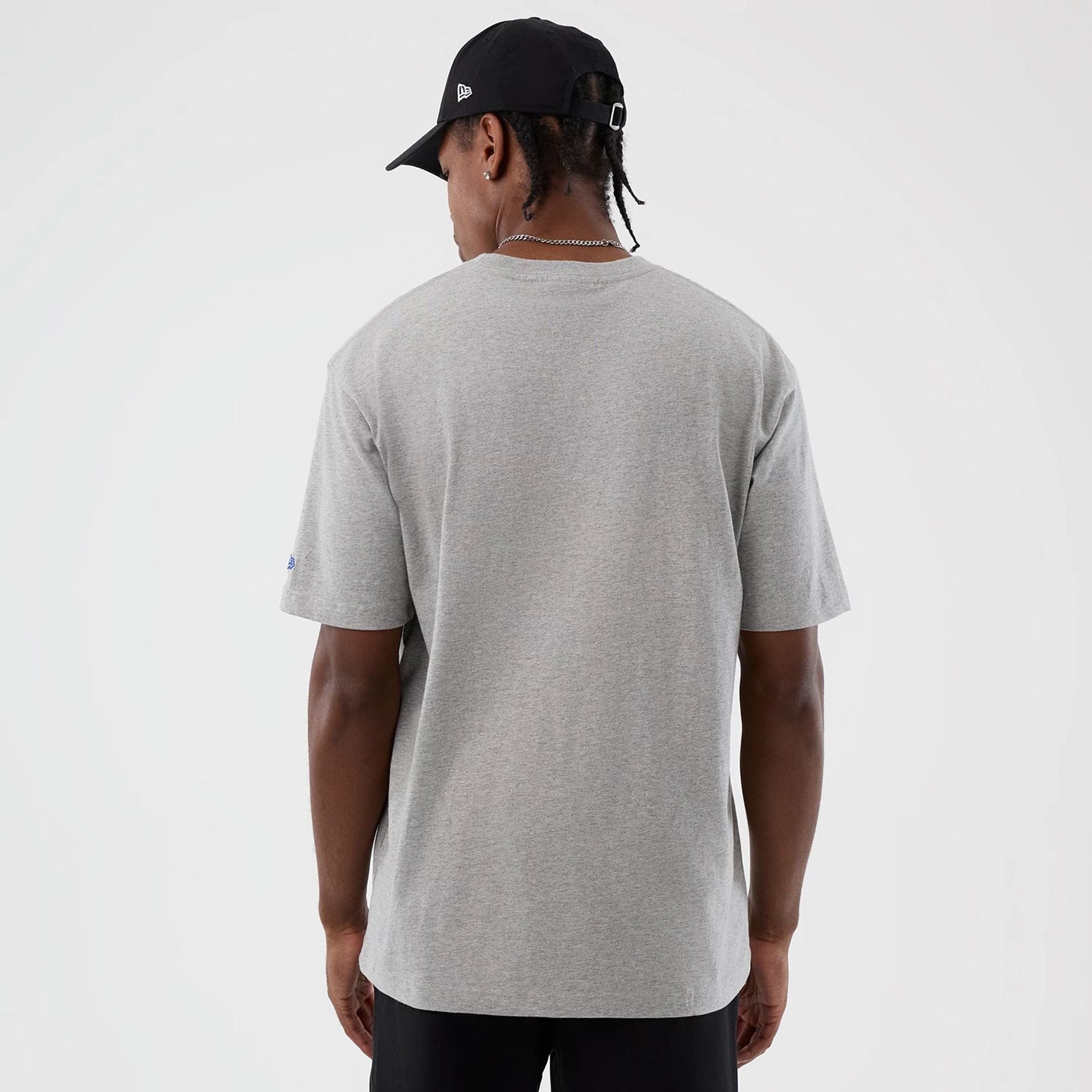 The Male model is wearing Buffalo Sabres NHL Sport Classic Grey T-Shirt 2