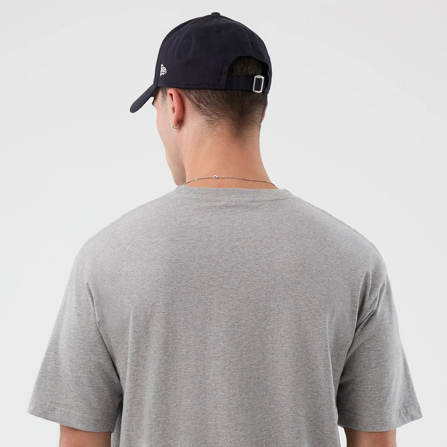 The Male model is wearing New York Rangers NHL Sport Classic Grey T-Shirt 5