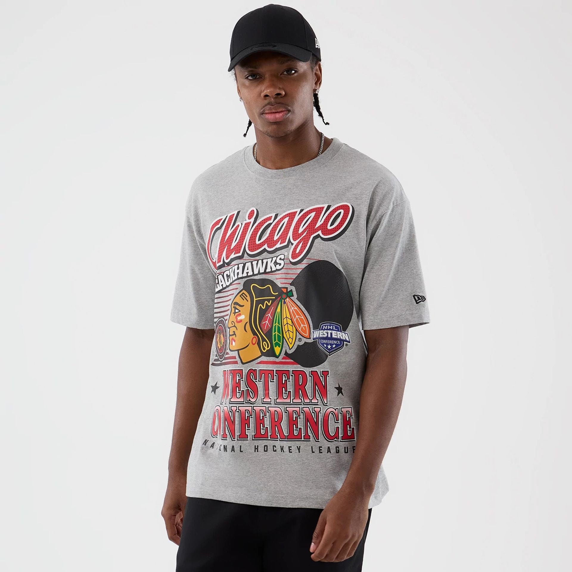 NHL Sport Classic Chicago Blackhawks Grey T-Shirt | NEC EU
