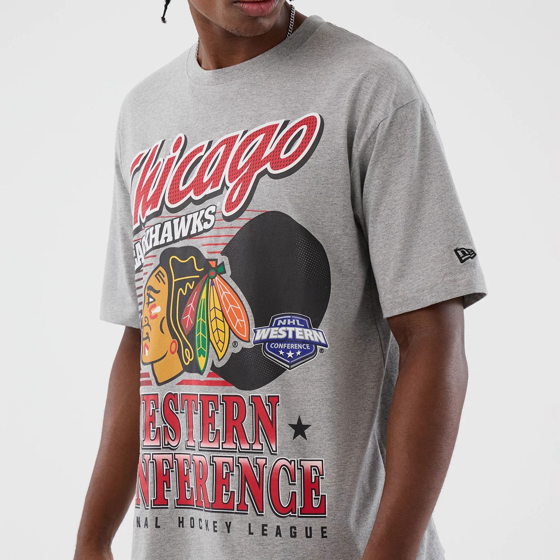 NHL Sport Classic Chicago Blackhawks Grey T-Shirt | NEC EU