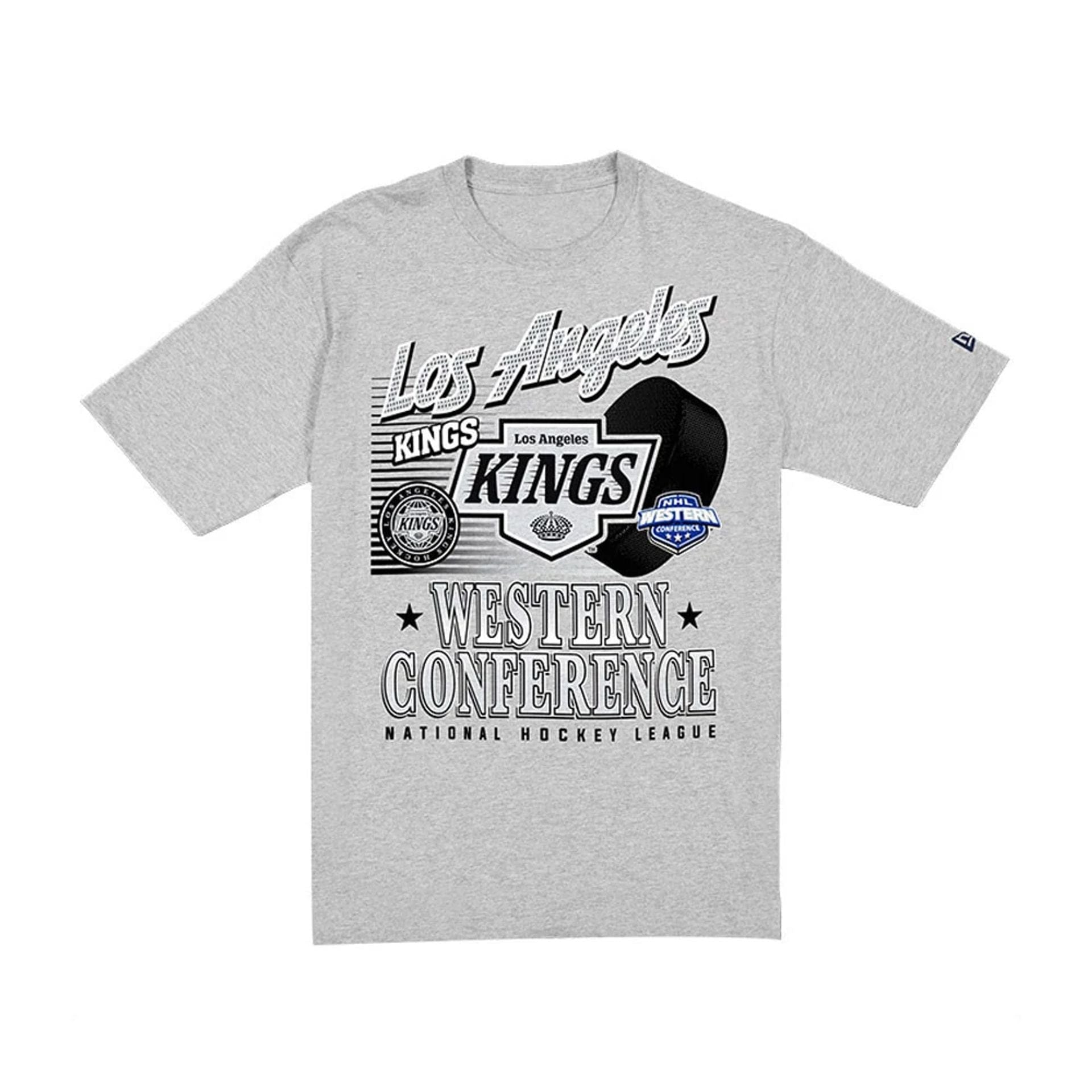 The Male model is wearing LA Kings NHL Sport Classic Grey T-Shirt 6