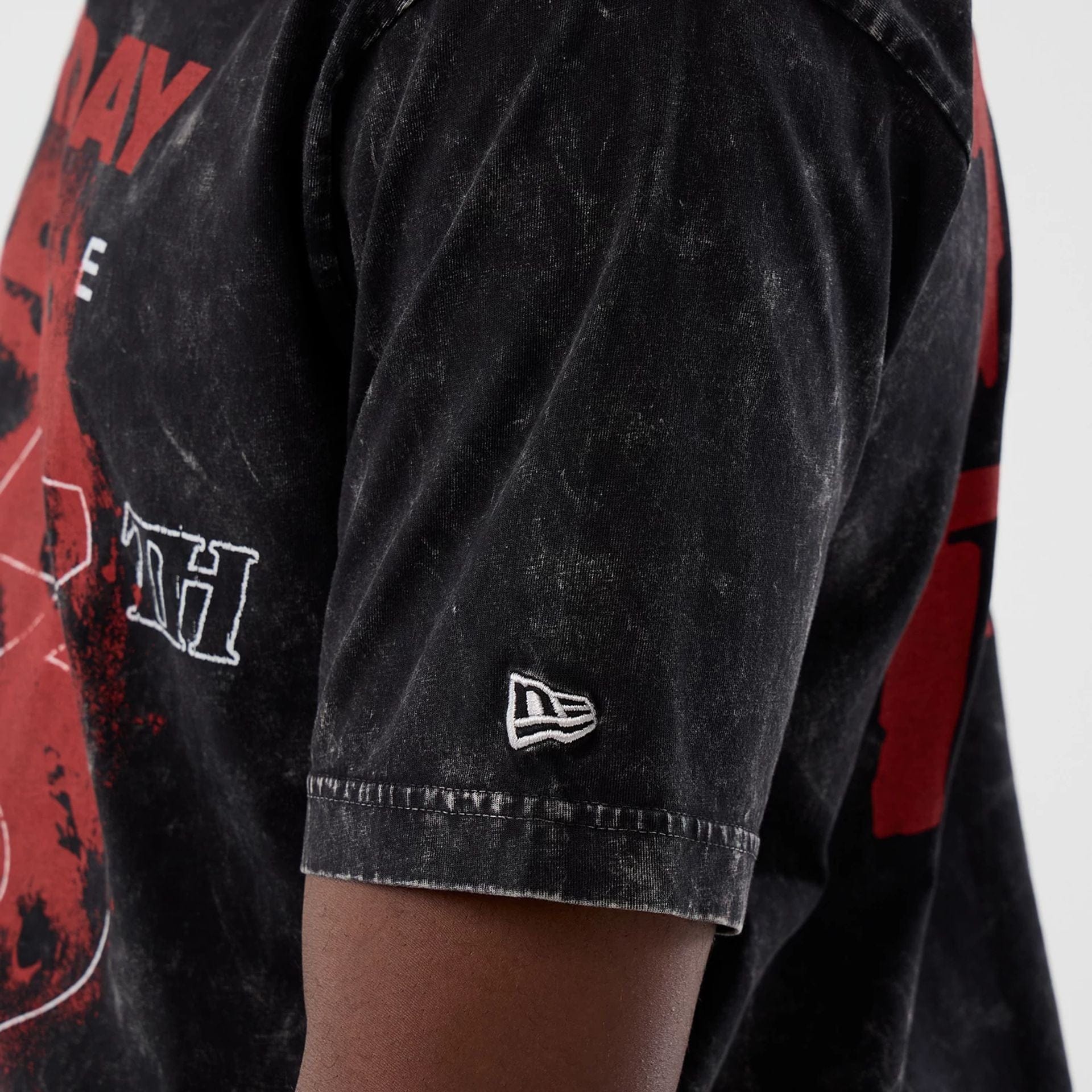 The Male model is wearing Friday The 13Th Life Graphic Black T-Shirt 4