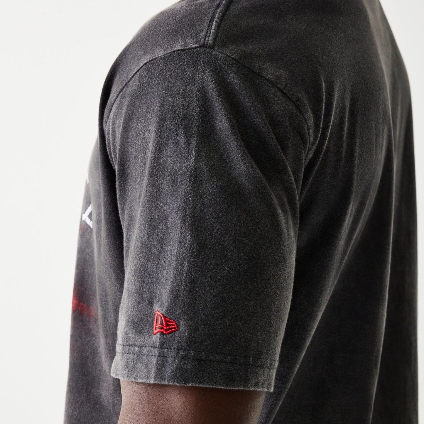 The Male model is wearing Kansas City Chiefs NFL Sport Night Black T-Shirt 5