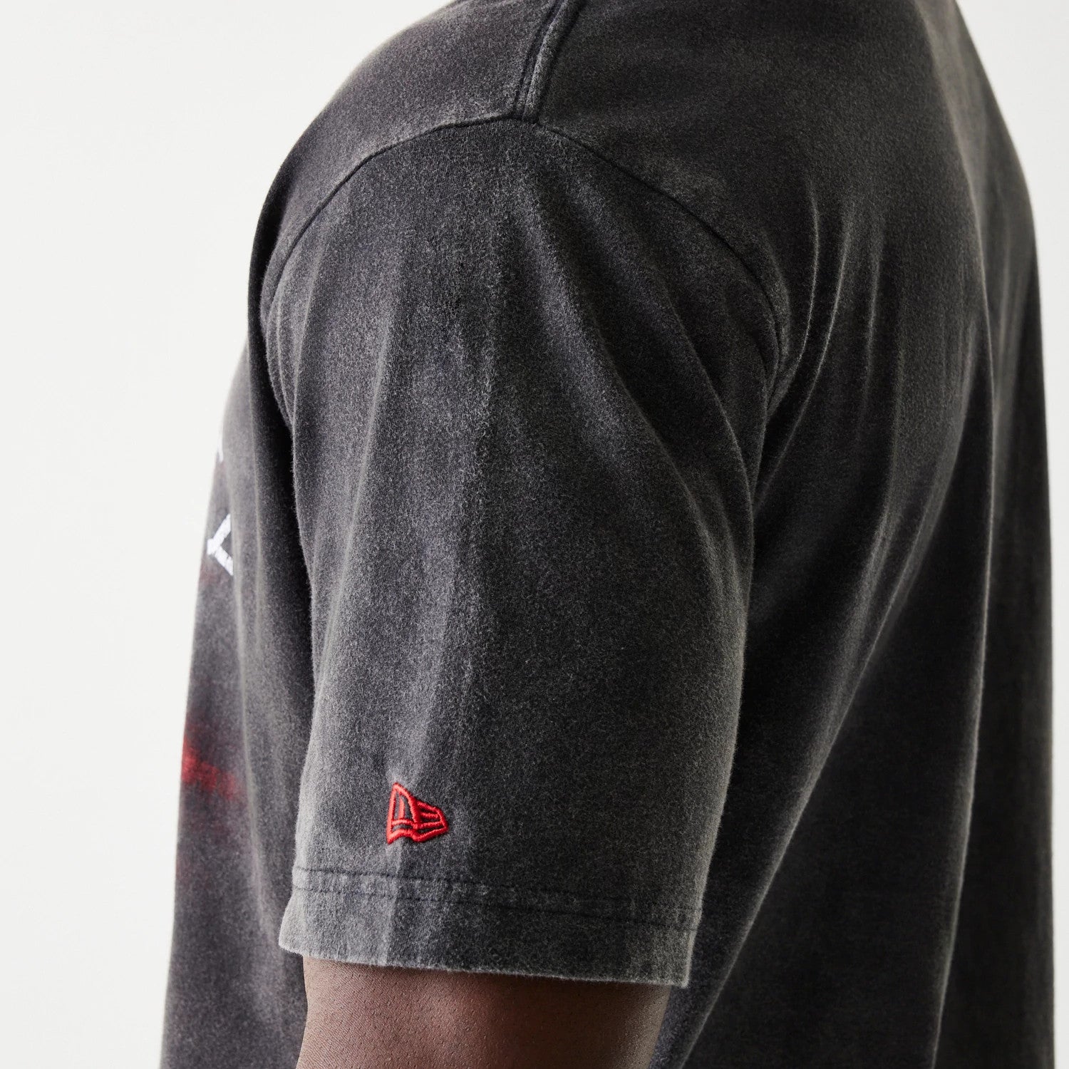 The Male model is wearing Kansas City Chiefs NFL Sport Night Black T-Shirt 5