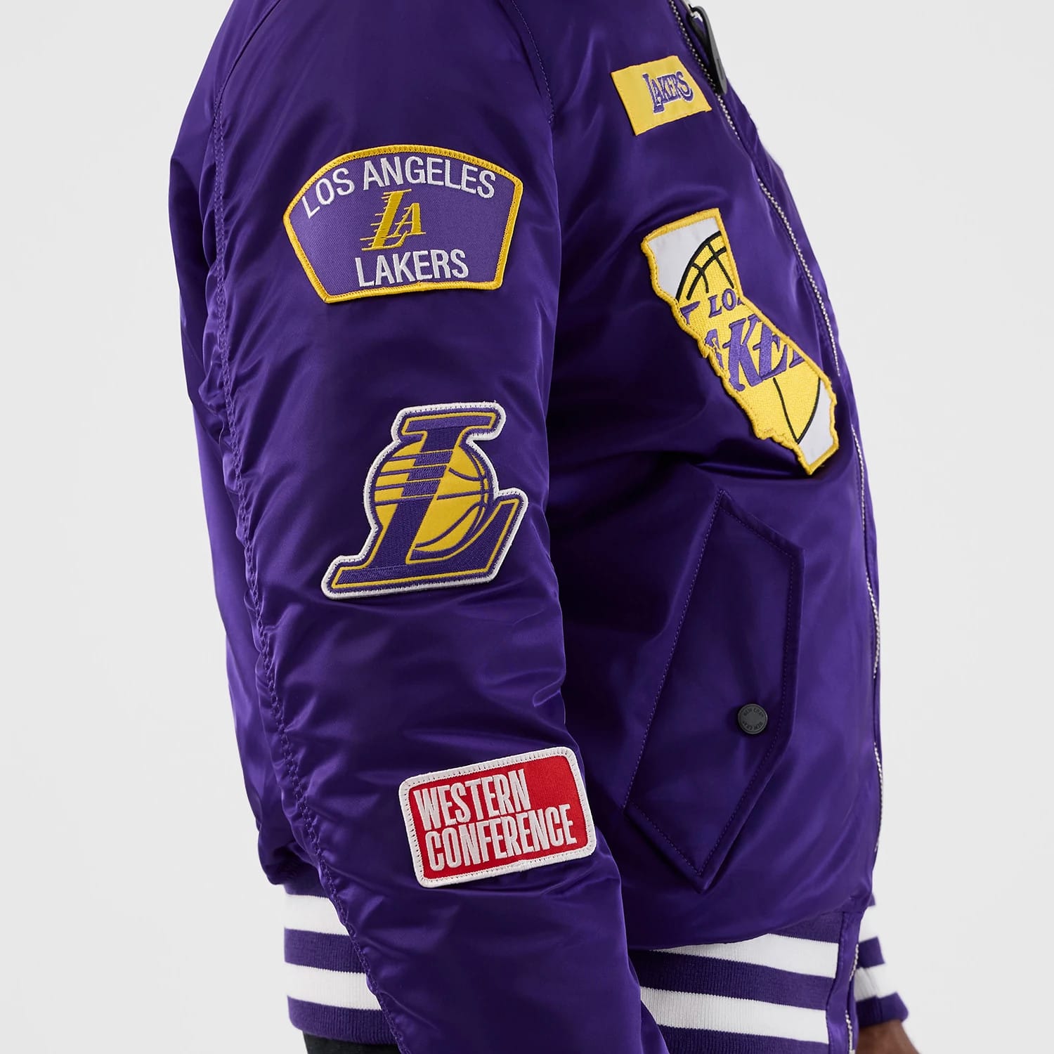 NBA x Alpha LA Lakers Purple Jacket | NEC EU