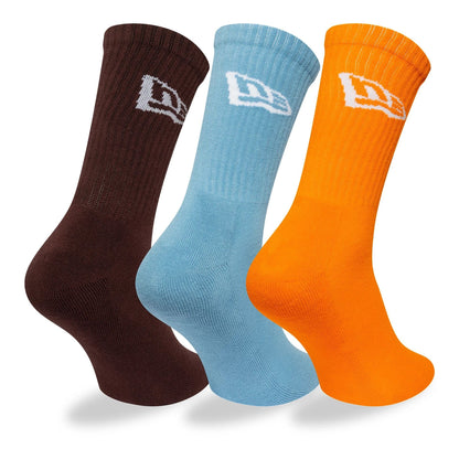 This is a New Era Flag Multi 3 Pack Crew Socks 2