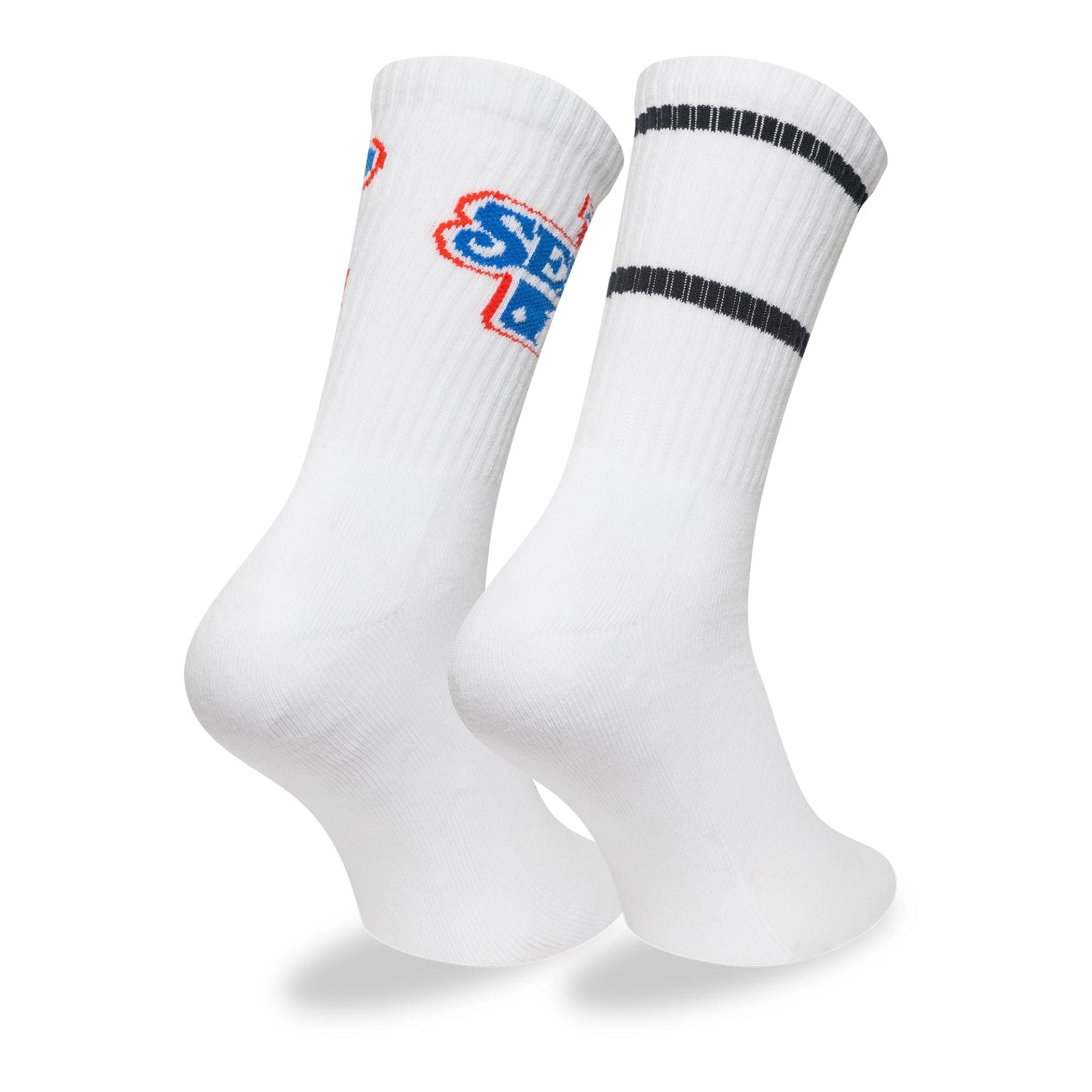 This is a New York Yankees World Series White 2 Pack Crew Socks 2