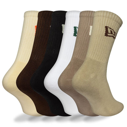 This is a New Era Flag 6-Pack Multi Tonal Crew Socks 2