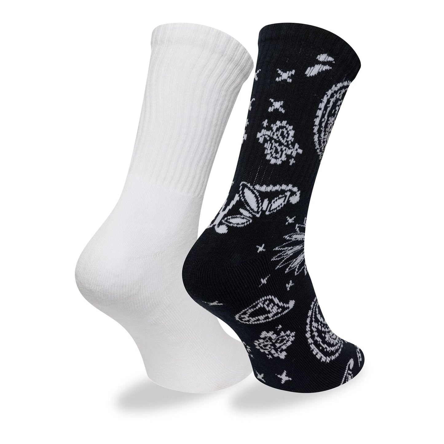 This is a New Era Paisley Multi 2 Pack Crew Socks 2