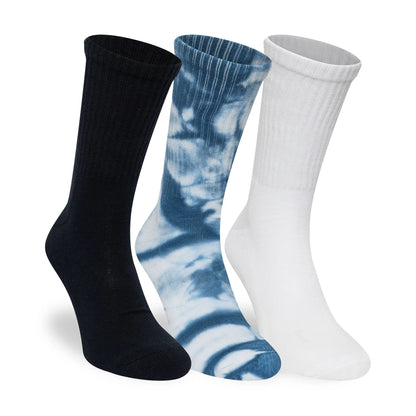 This is a New Era Tie Dye Multi 3 Pack Crew Socks 3