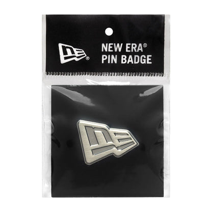 This is a New Era Flag SIlver Pin Badge 3