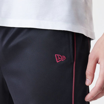 The Male model is wearing New York Yankees MLB Black Track Pants 5