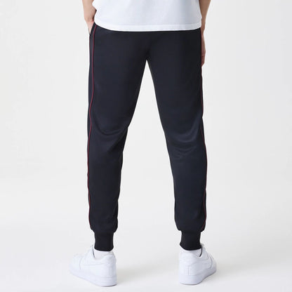 The Male model is wearing New York Yankees MLB Black Track Pants 2