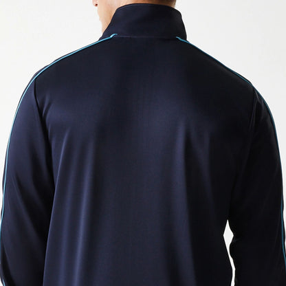 The Male model is wearing LA Dodgers MLB Navy Track Top 7