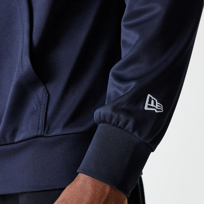 The Male model is wearing LA Dodgers MLB Essentials Navy Pullover Hoodie 5