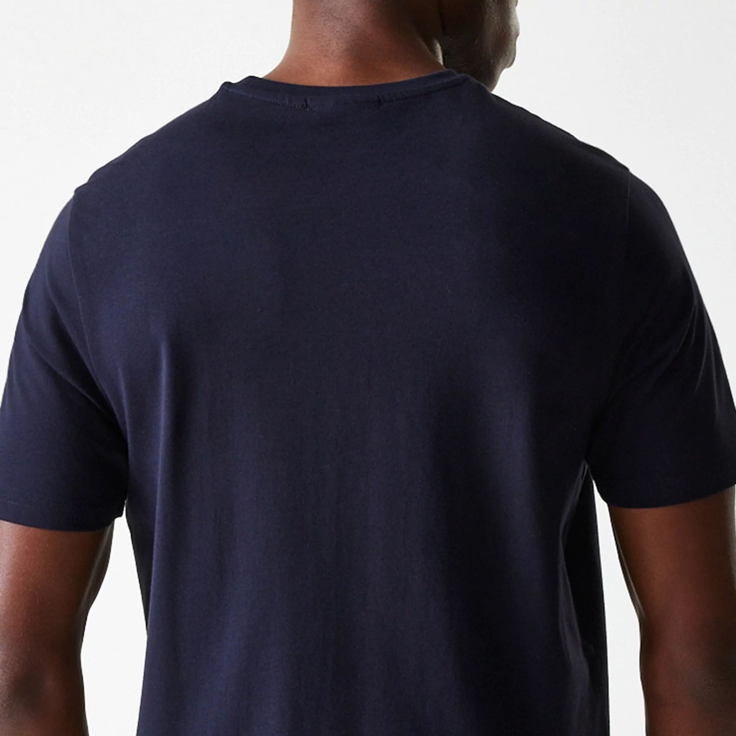 The Male model is wearing Detroit Tigers MLB Wordmark Navy T-Shirt 6