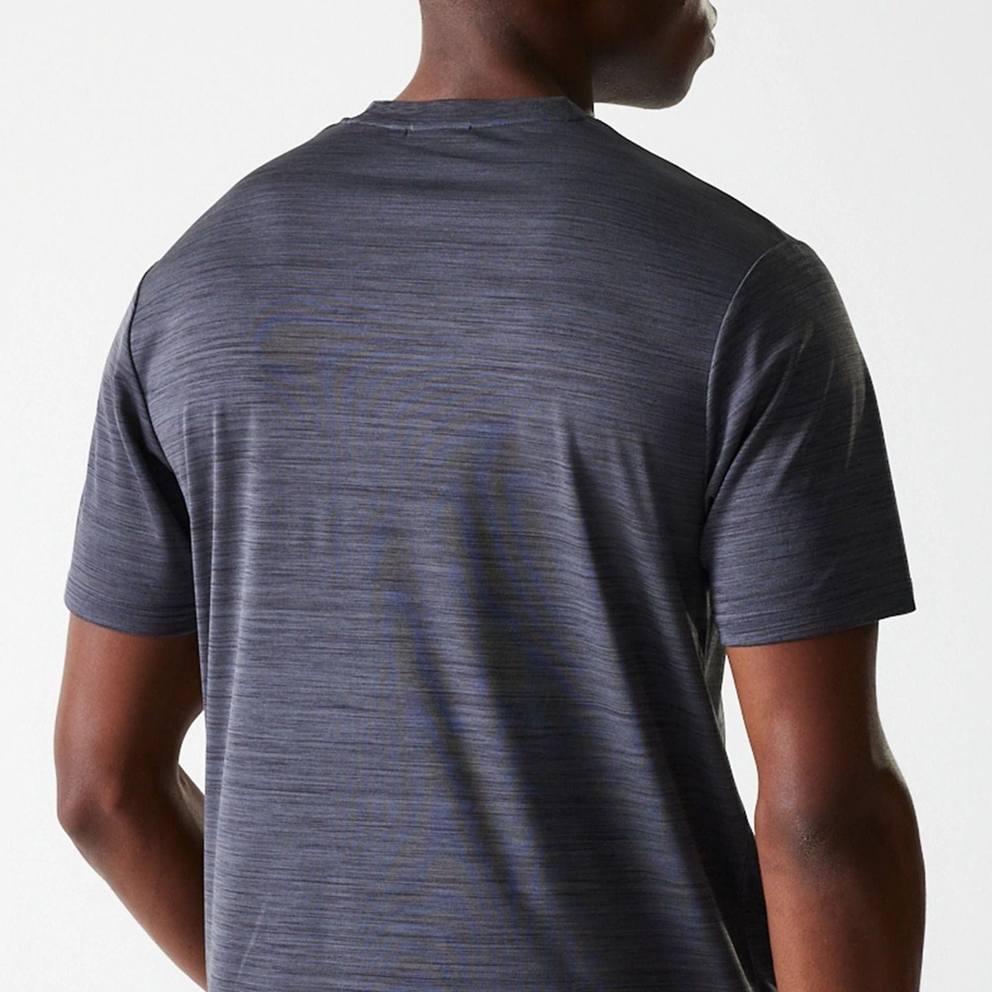 The Male model is wearing LA Lakers NBA Essentials Black T-Shirt 7