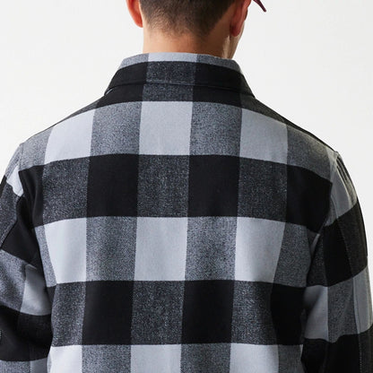 The Male model is wearing New Era Black Shacket 6