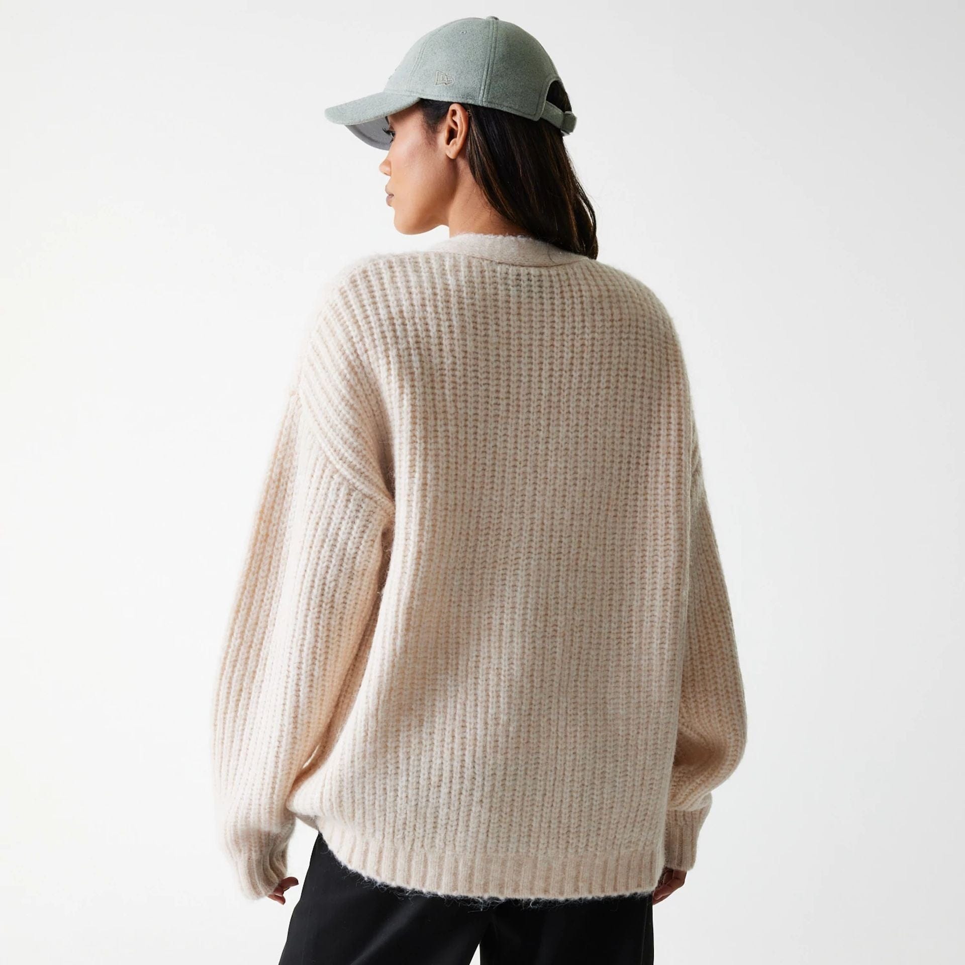 Womens MLB Knit LA Dodgers Light Beige Cardigan | NEC EU