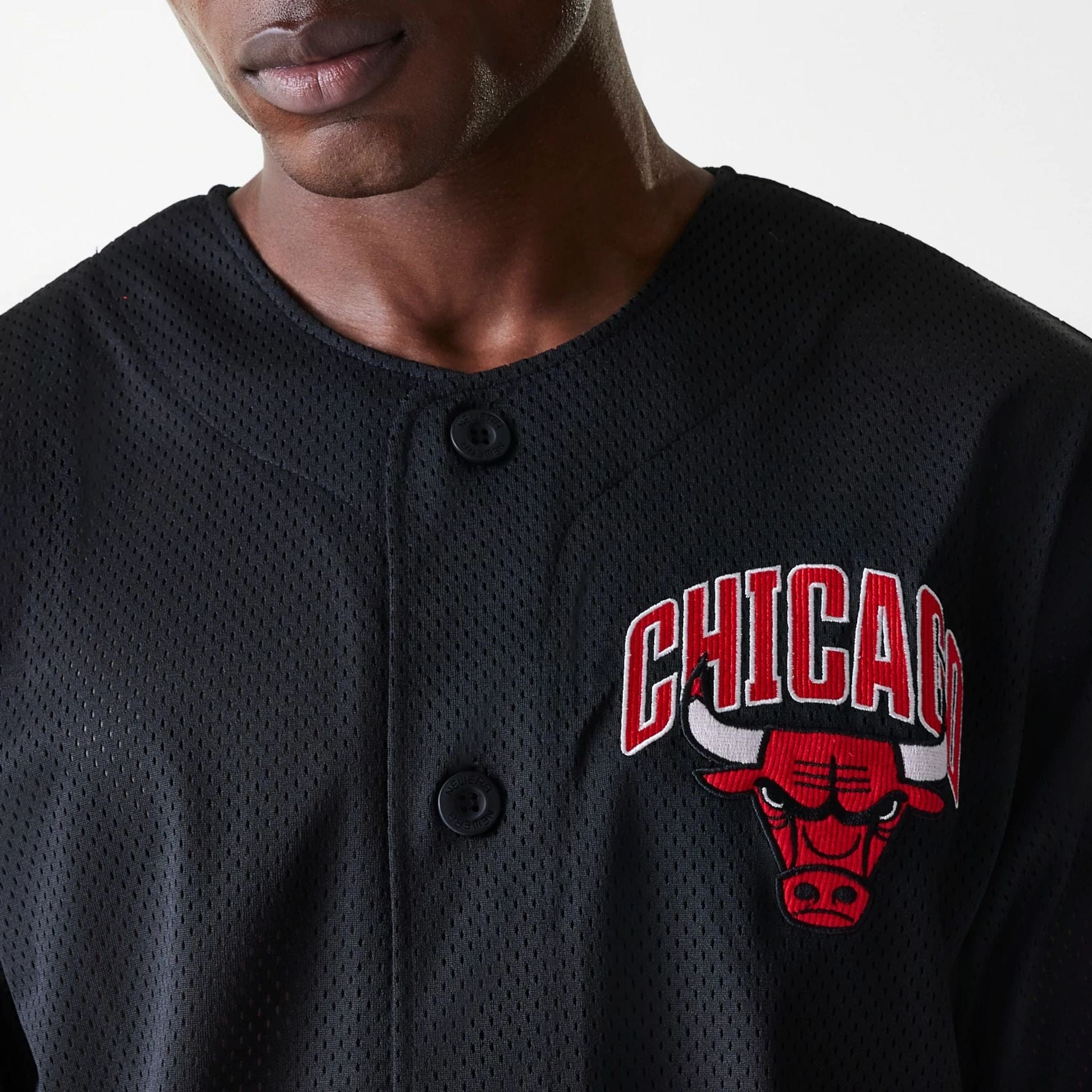 NBA Arch Graphic Chicago Bulls Black Mesh Jersey | NEC EU