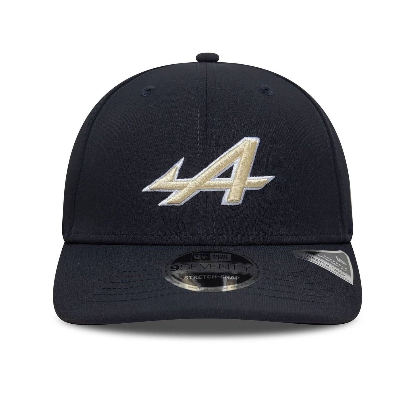 This is a Alpine Racing Recycled Navy 9SEVENTY Stretch Snap Adjustable Cap 2
