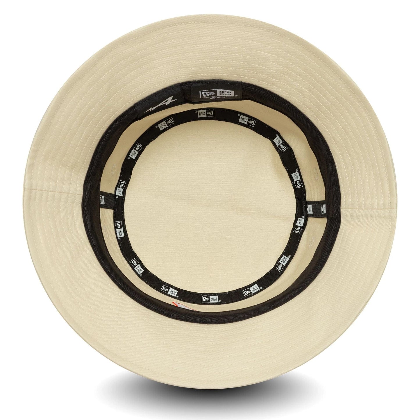 This is a Alpine Racing Seasonal Pop Cream Tapered Bucket Hat 5