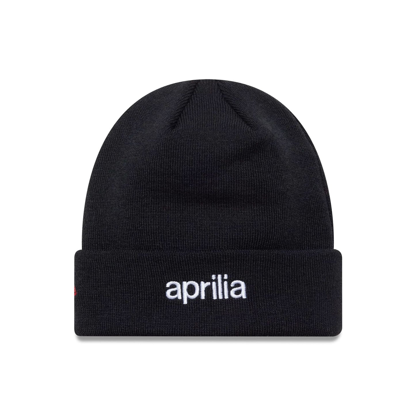 This is a Aprilia Polylana® Black Cuff Knit Beanie Hat 1