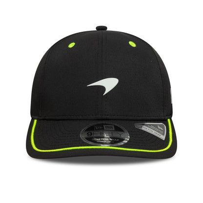 This is a McLaren Racing Pop Black 9FIFTY Stretch Snap Adjustable Cap 2