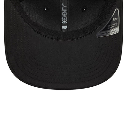 This is a Newcastle United FC Recycled Black 9SEVENTY Stretch Snap Adjustable Cap 4
