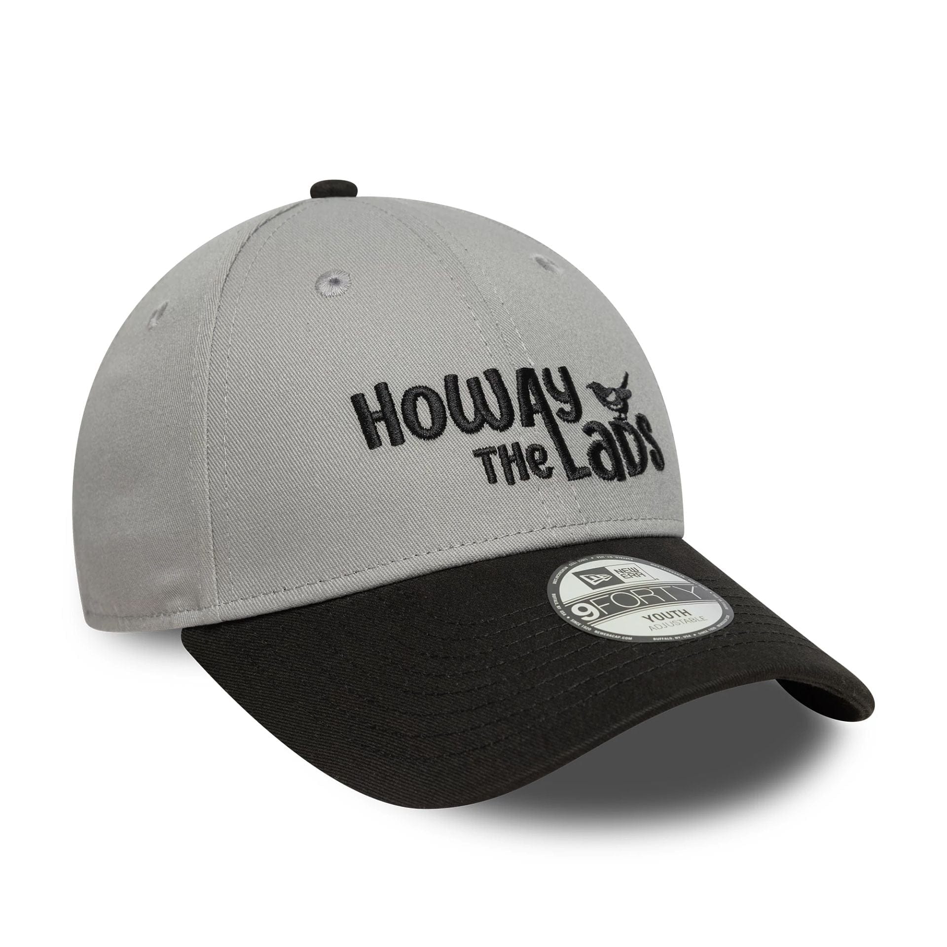 This is a Newcastle United FC Youth Wordmark Grey 9FORTY Adjustable Cap 3