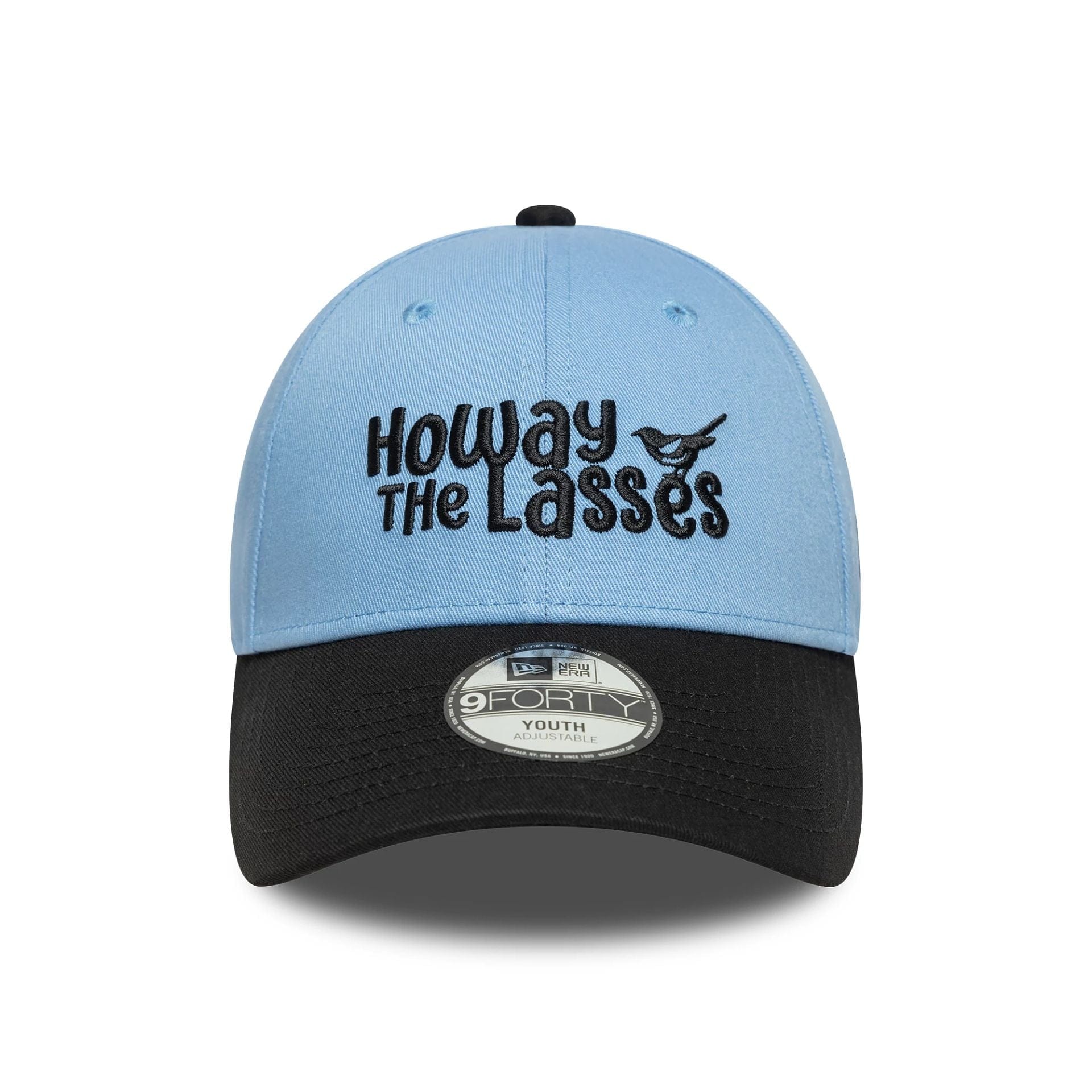 This is a Newcastle United FC Youth Wordmark Pastel Blue 9FORTY Adjustable Cap 2