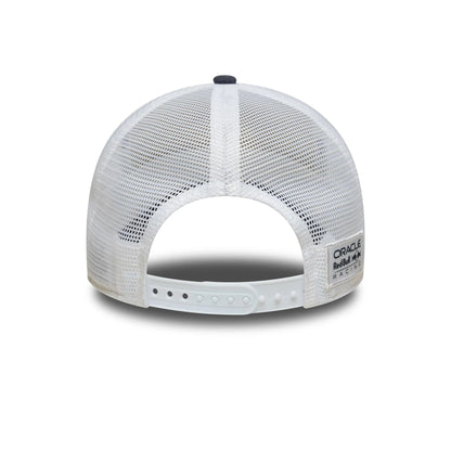 This is a Red Bull Racing ORBR Dark Blue 9FORTY E-Frame Trucker Adjustable Cap 4