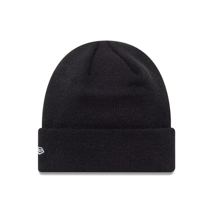 This is a Vespa Seasonal Black Cuff Knit Beanie Hat 2