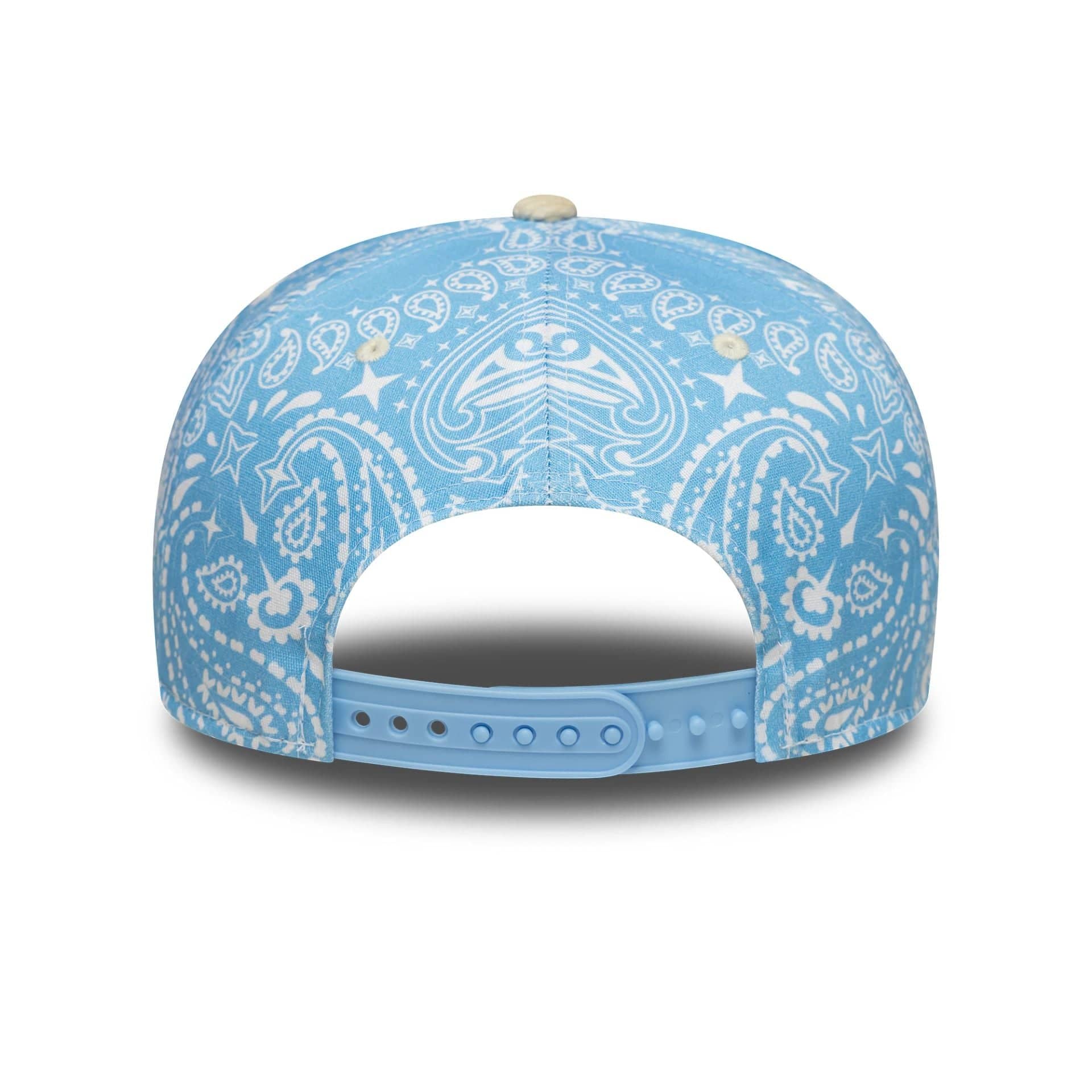 This is a Visa Cash App Racing Bulls Pastel Blue 9SEVENTY Stretch Snap Adjustable Cap 4