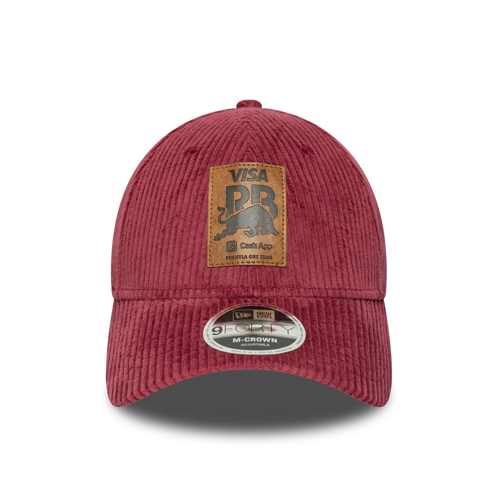 This is a Visa Cash App Racing Bulls Cord Dark Red 9FORTY M-Crown Adjustable Cap 2