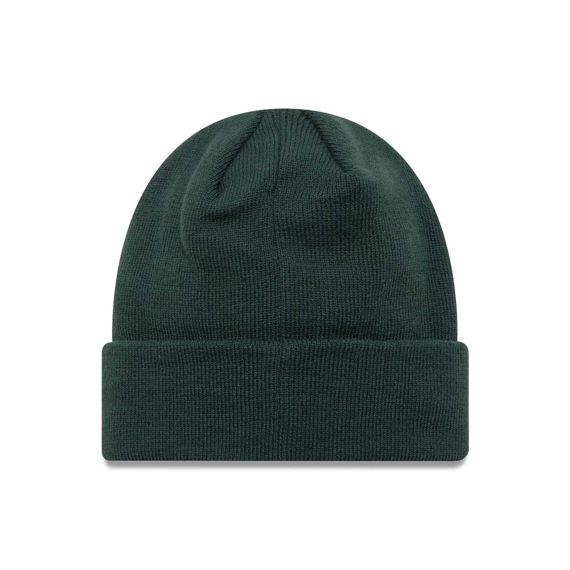 This is a AC Milan Seasonal Dark Green Cuff Knit Beanie Hat 2