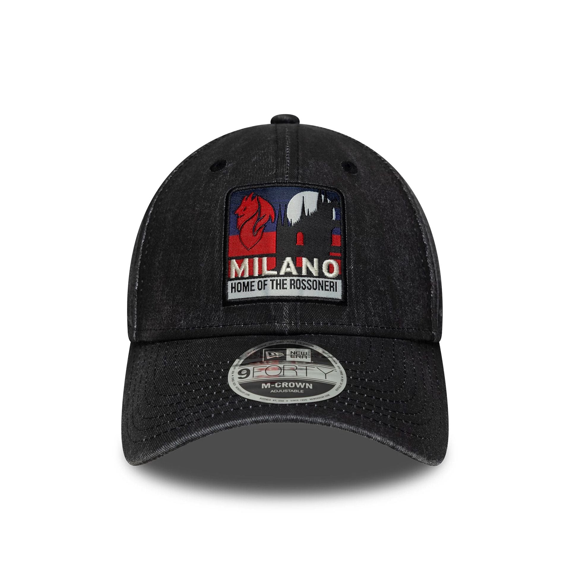 This is a AC Milan City Pack Black 9FORTY M-Crown Adjustable Cap 2