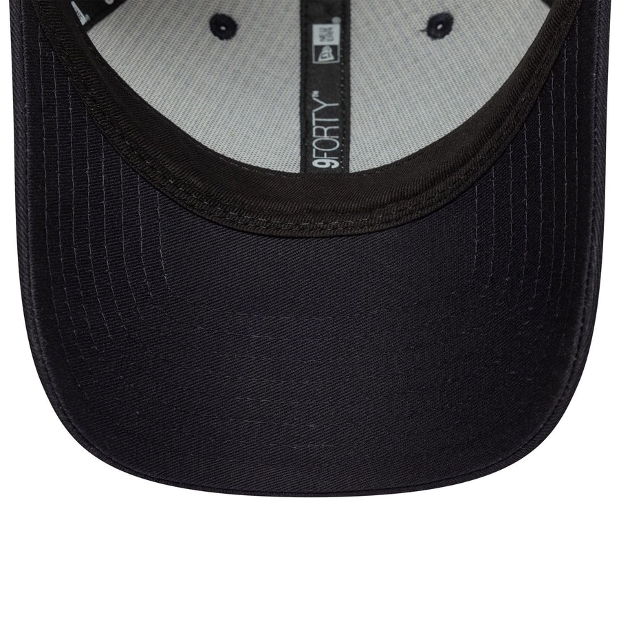 This is a AS Roma Pinstripe Navy 9FORTY Adjustable Cap 5
