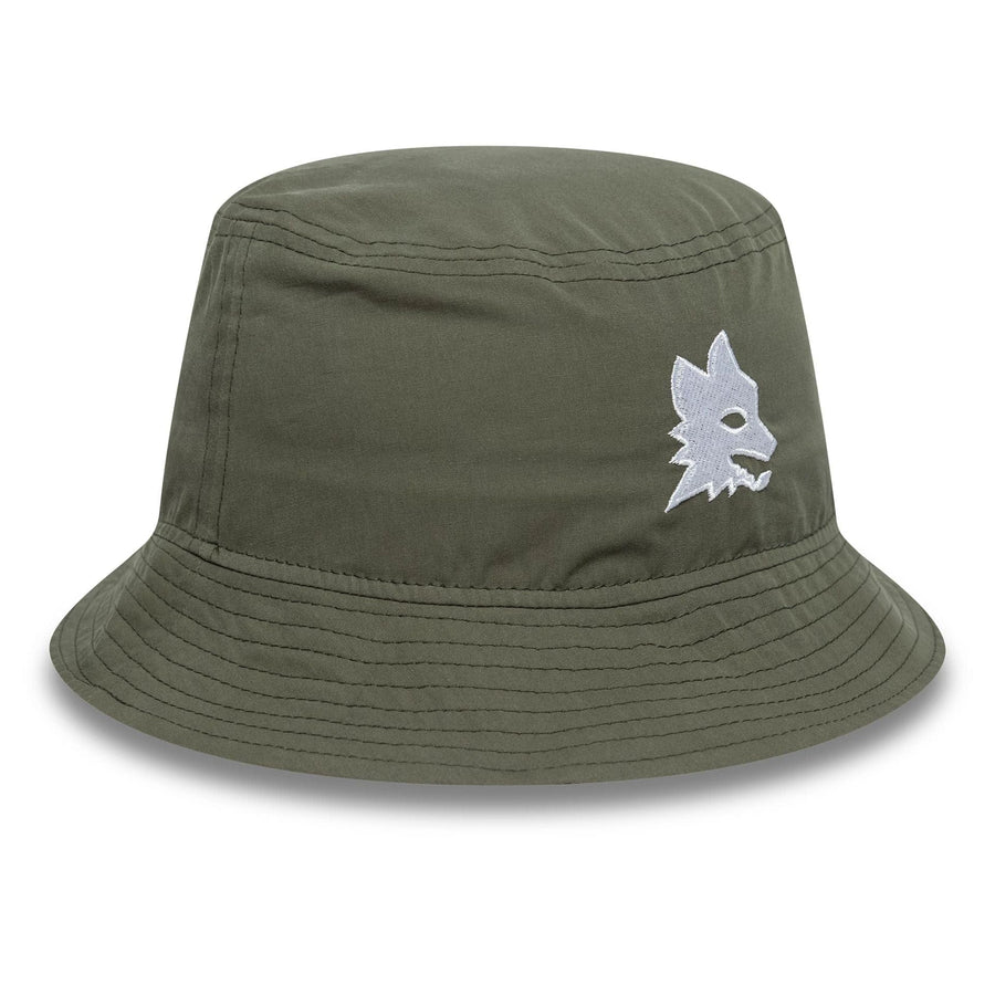 This is a AS Roma Lightweight Dark Green Bucket Hat 3